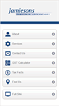 Mobile Screenshot of jamiesons.net.au